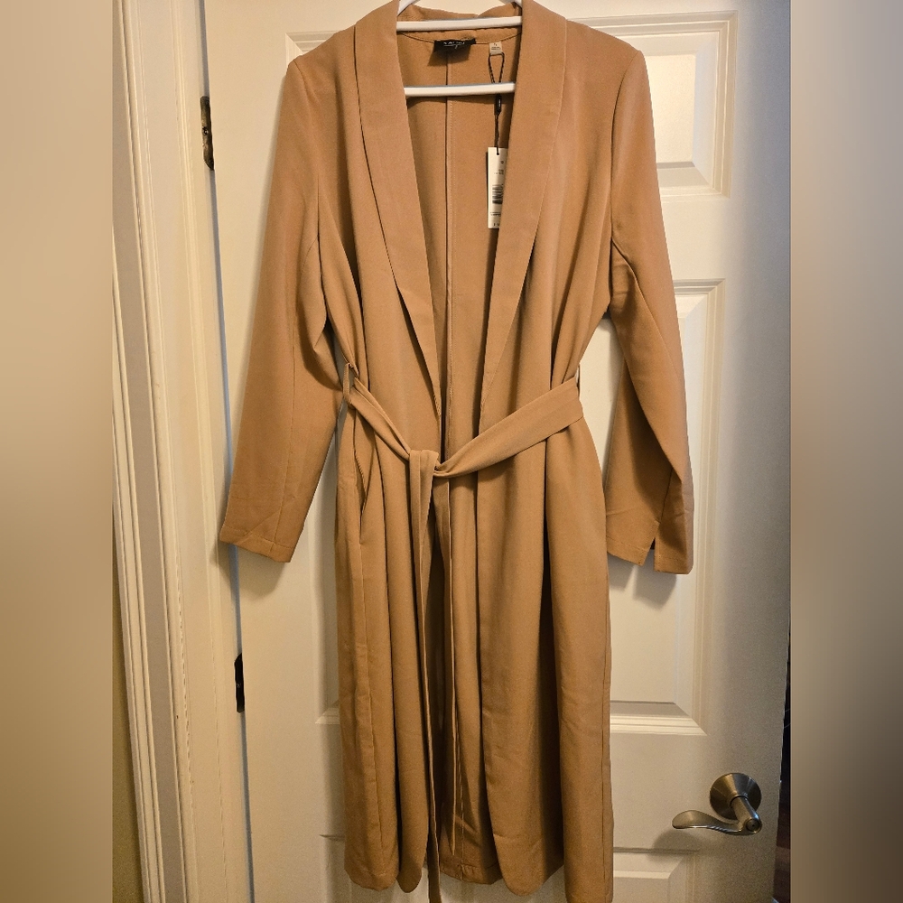 Tahari Beige Trench Coat